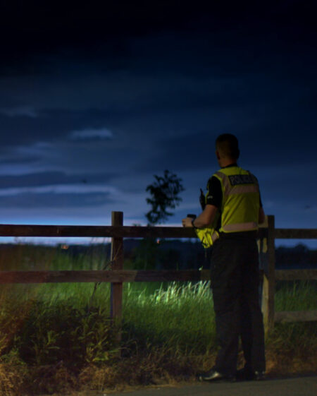 PHOD Police at dusk